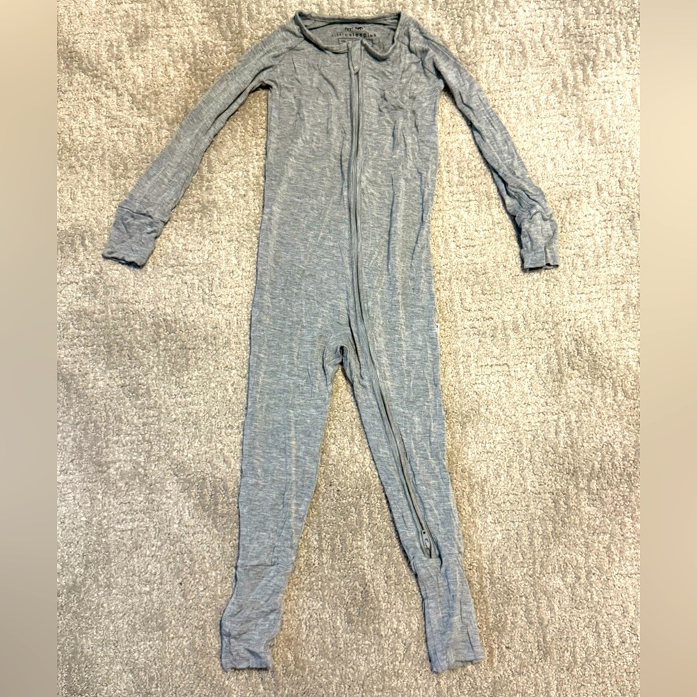 Little Sleepies Bamboo Zippy -Gray
